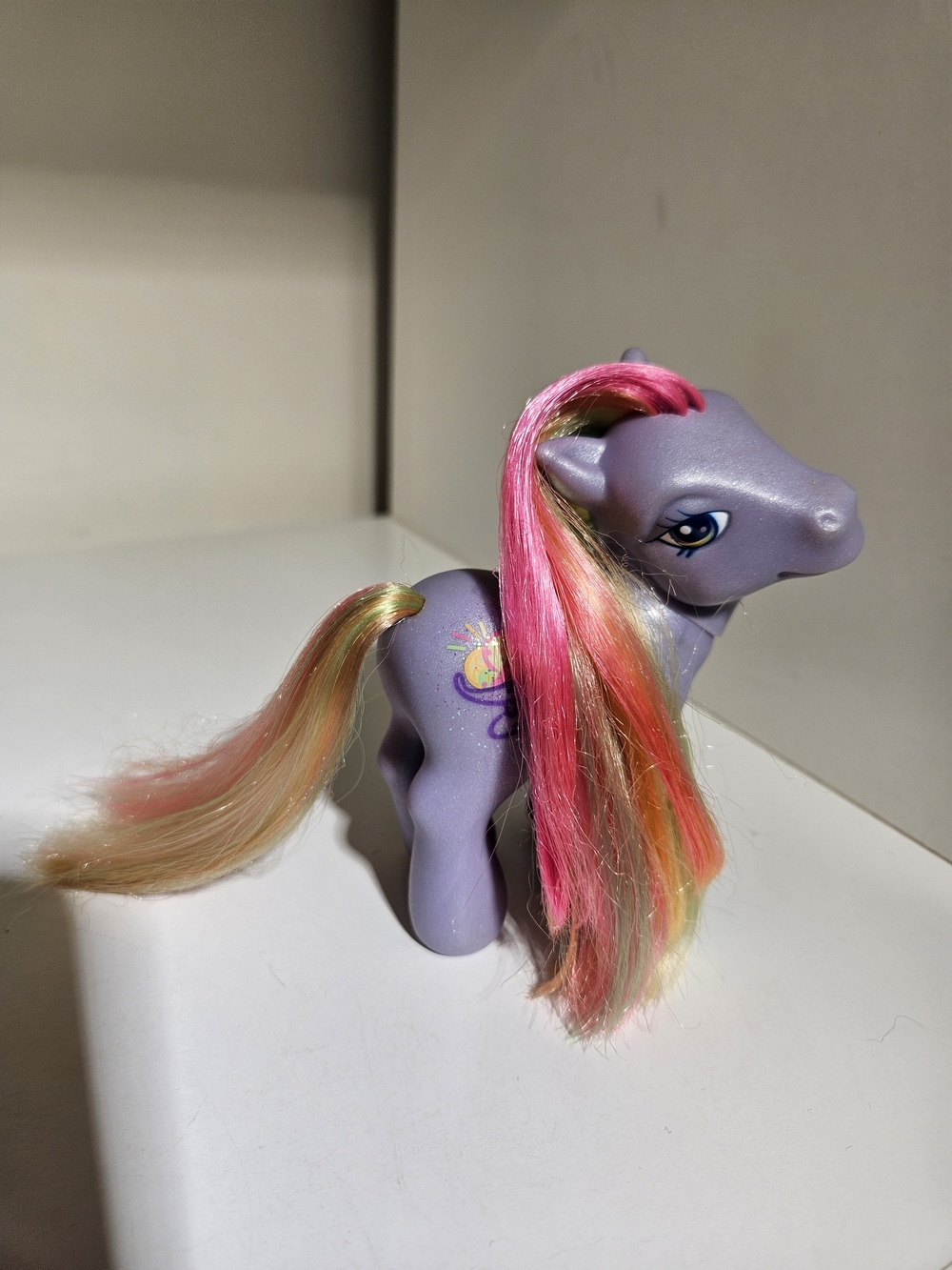 My Little Pony Purple G3 Rainbow Swirl- Pink mark on Butt